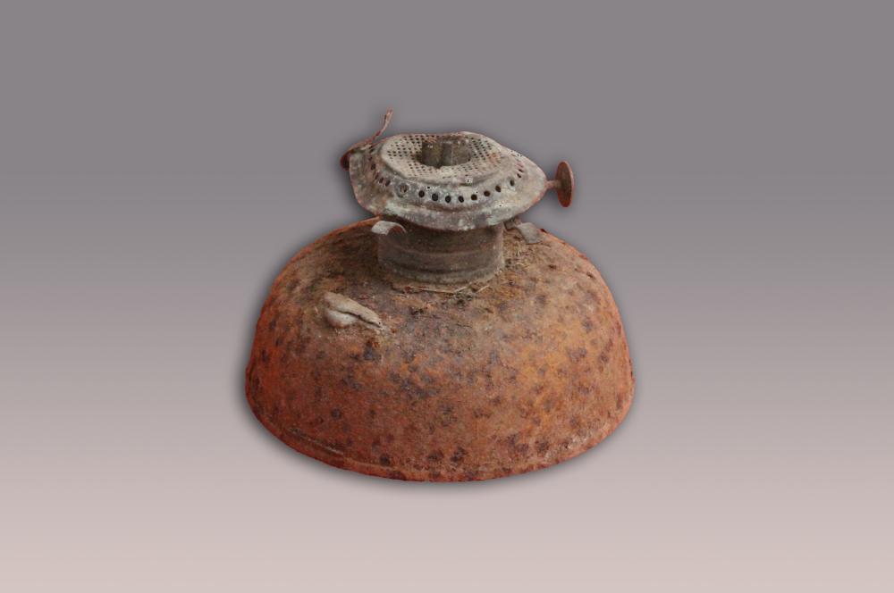 第二次国内革命战争时期红军用过的铁灯盏